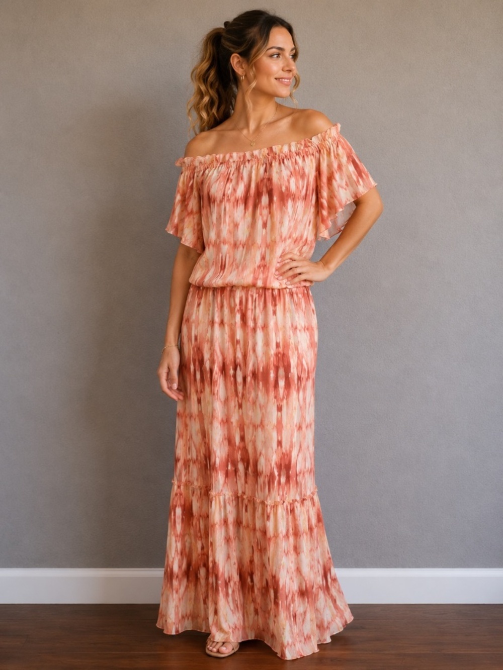 INC Bohemian Maxi SKIRT SIze Large. - Picture 4 of 6